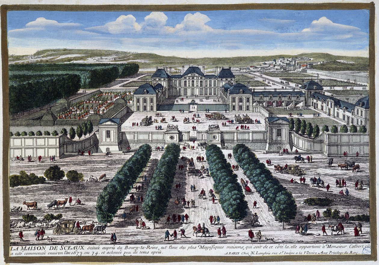 Château de Sceaux (jardins de Le Nôtre), par Perelle - Gabriel Perelle