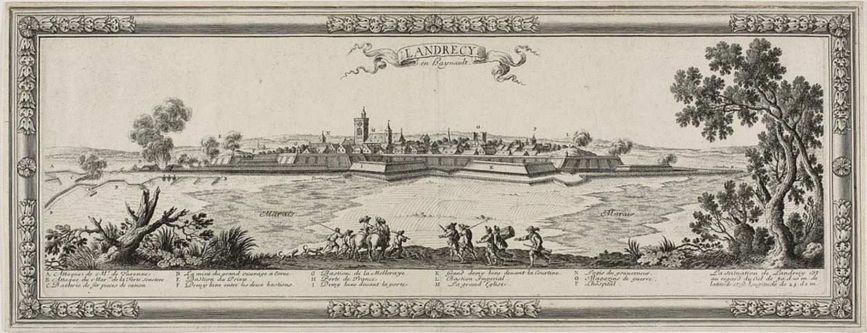 Landrecy en Heynault, 1631 - Gabriel Perelle