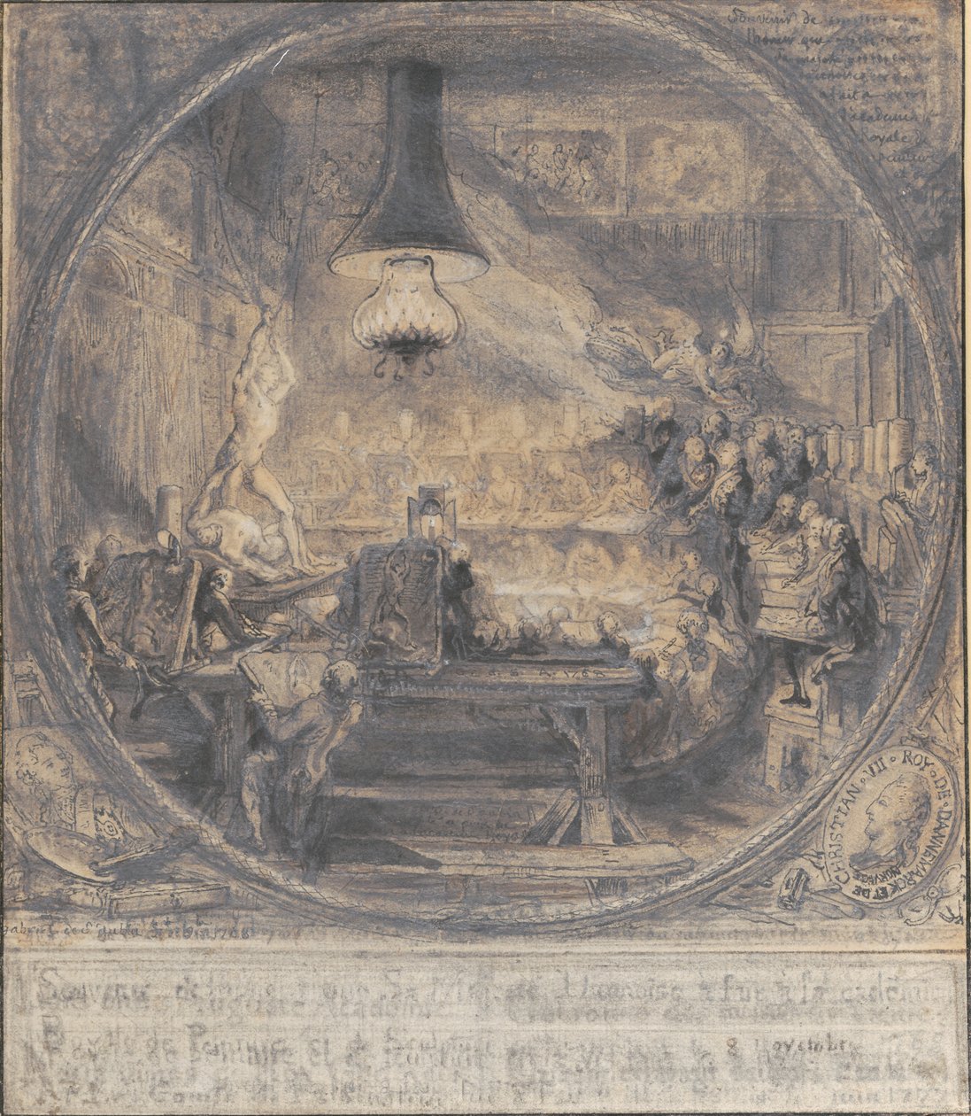 Visite du roi Christian VII à l