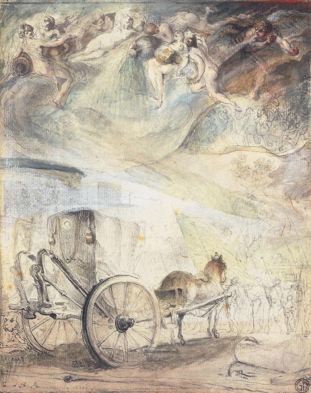 La Régate - Gabriel de Saint Aubin