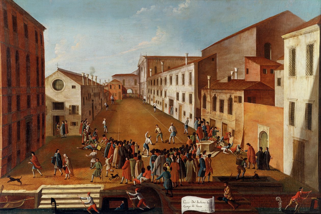 Partie de boules au Campo dei Gesuiti, Venise - Gabriele Bella