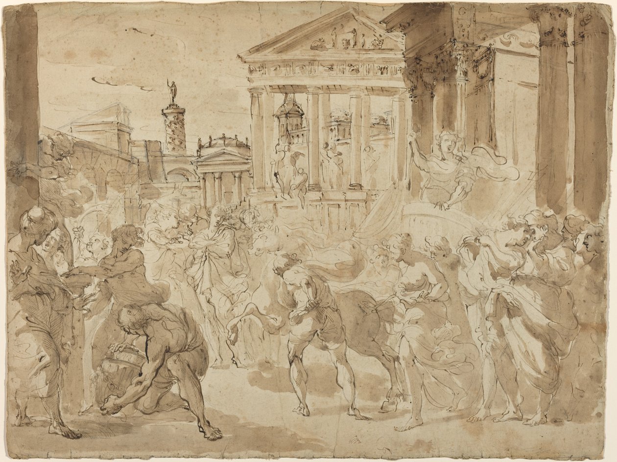 Une Procession Triomphale dans la Rome Antique - Gaetano Gandolfi