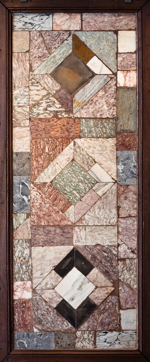 Pavage, - (Opus sectile en marbre) - Gallo-Roman Gallo-Roman
