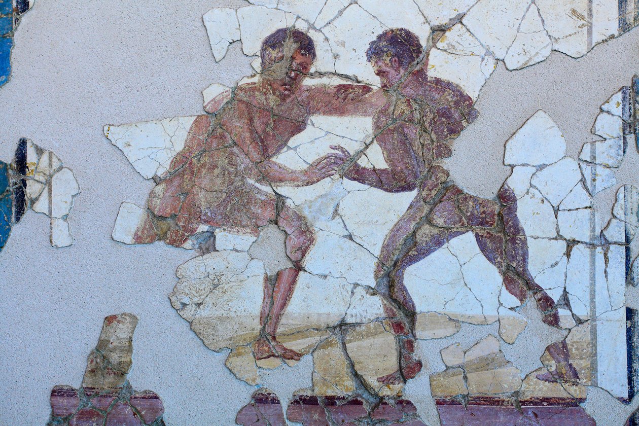 Peinture murale romaine - Gallo-Roman Gallo-Roman