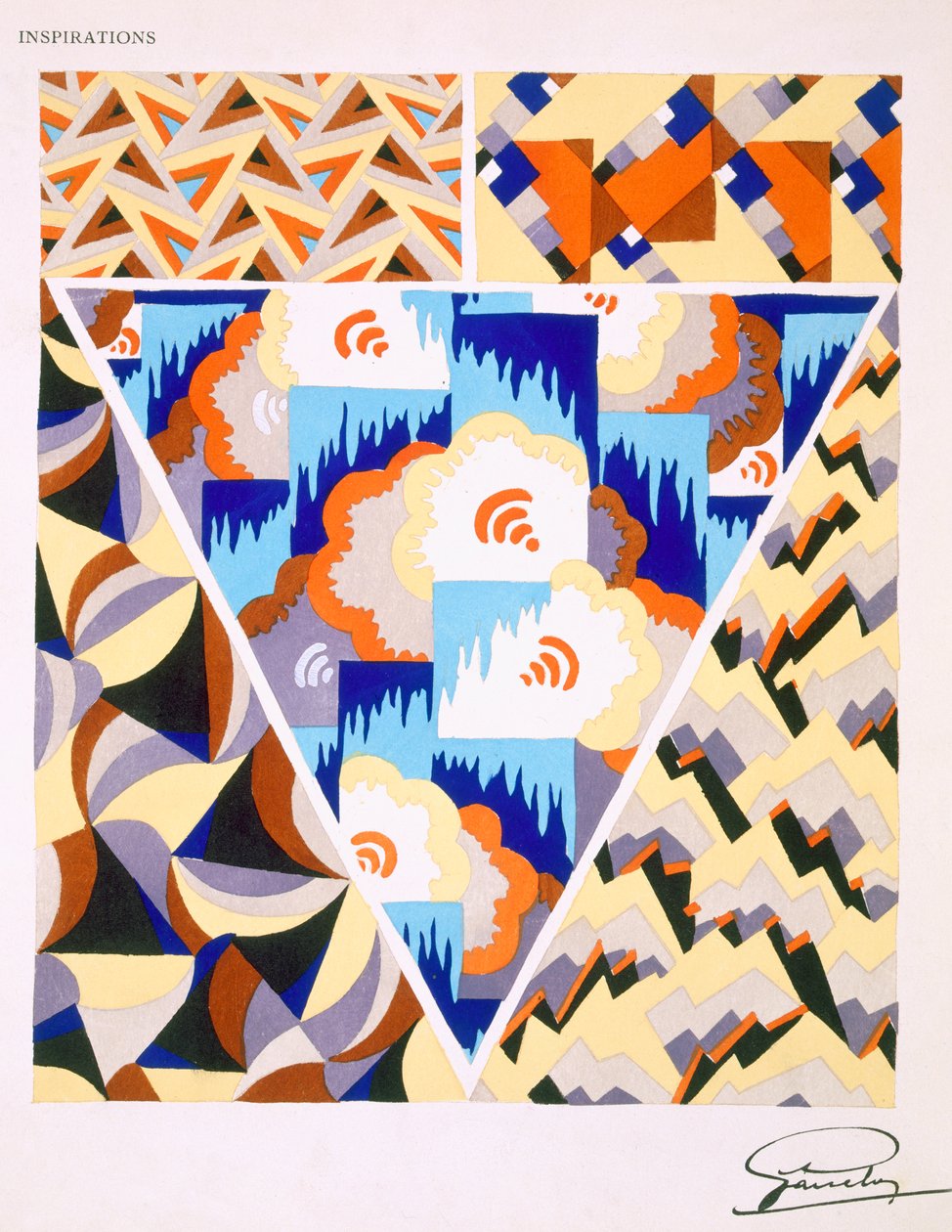 Motif de design intérieur, planche 2 de 