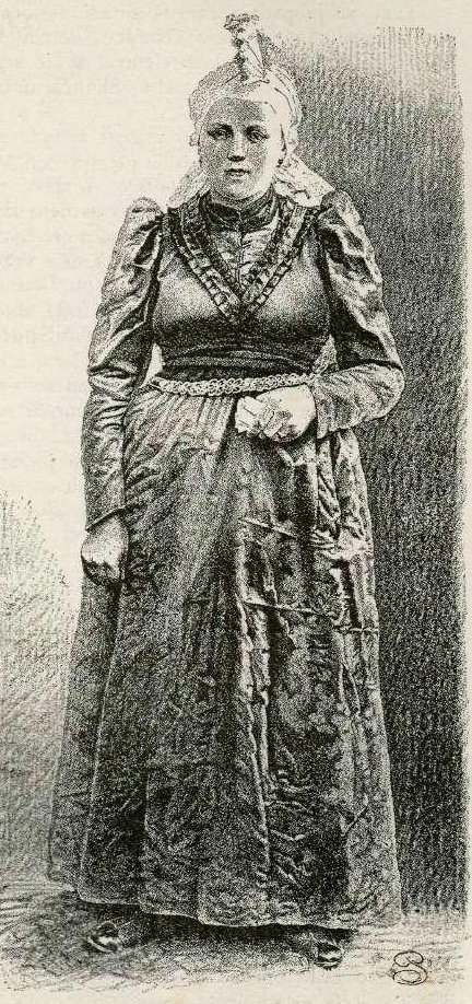 Femme de Loska en costume traditionnel - Gaspar Porenta