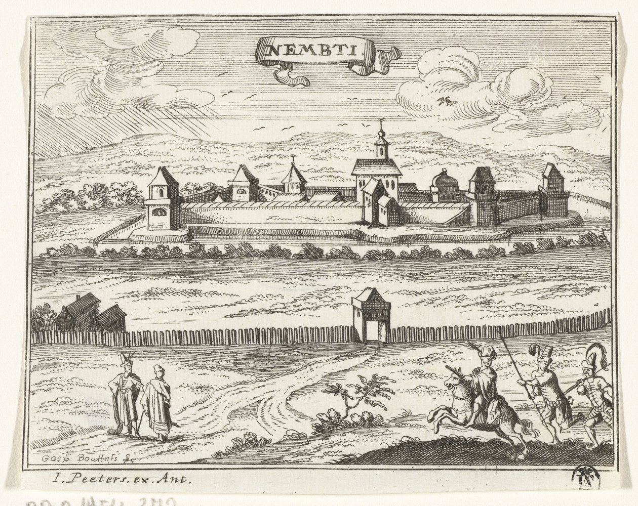 Vue de Lenti - Gaspar Bouttats