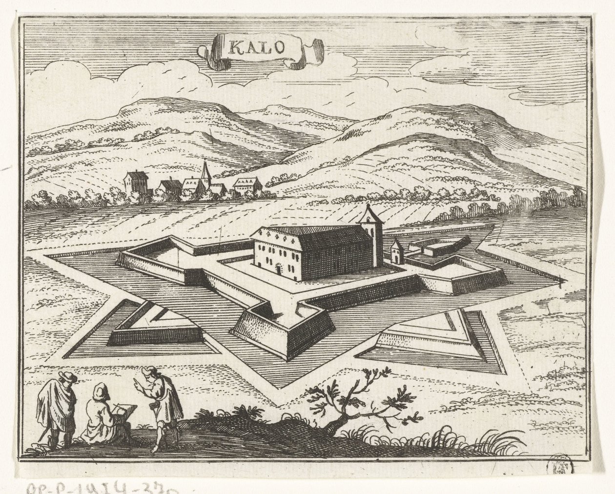 Vue de Nagykálló - Gaspar Bouttats