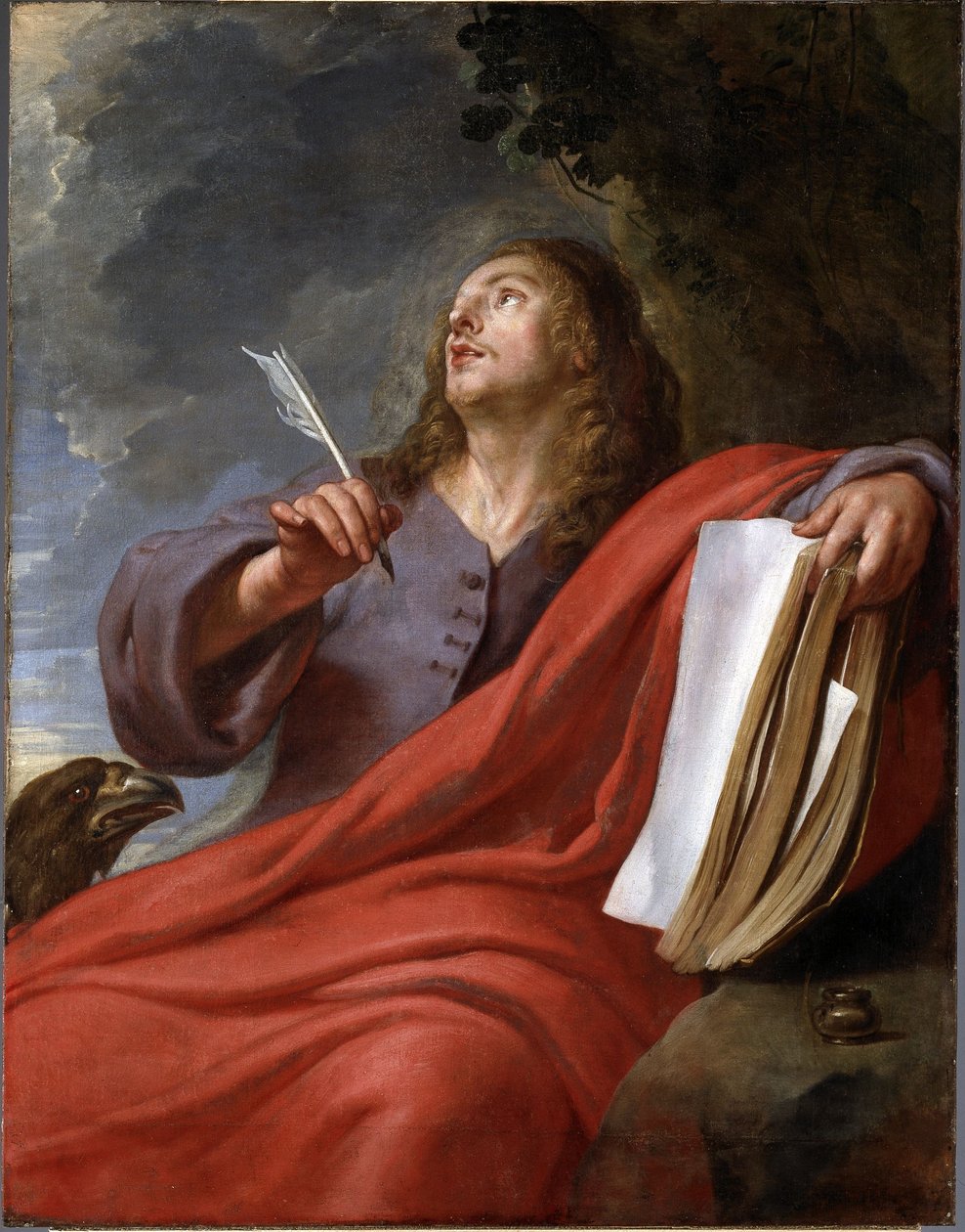 Jean écrit le Livre de l