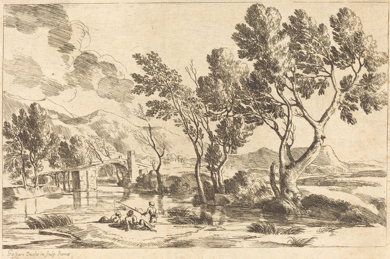 Paysage romain - Gaspard Dughet