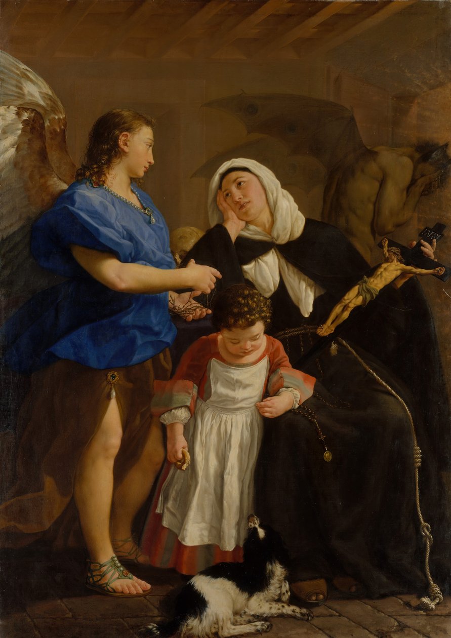 Sainte Marguerite de Cortone - Gaspare Traversi