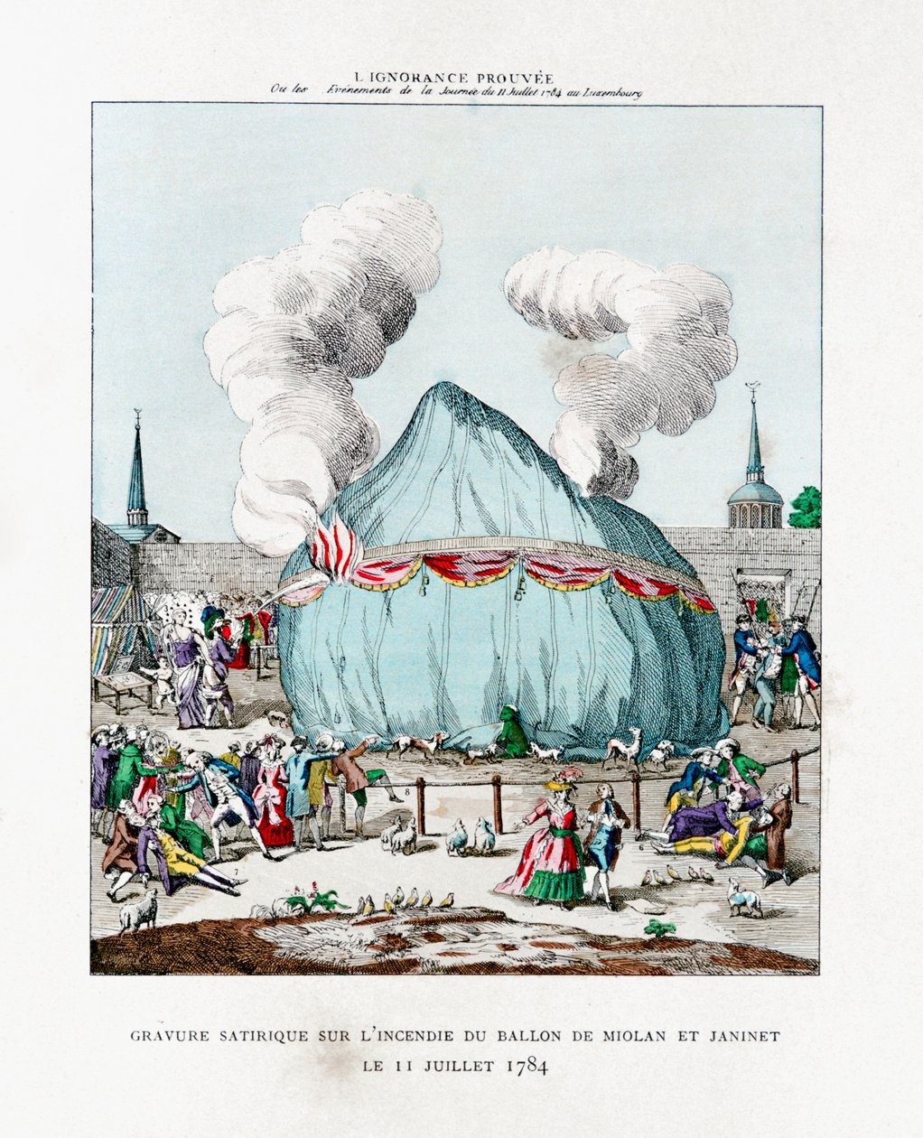 Gravure satirique sur l