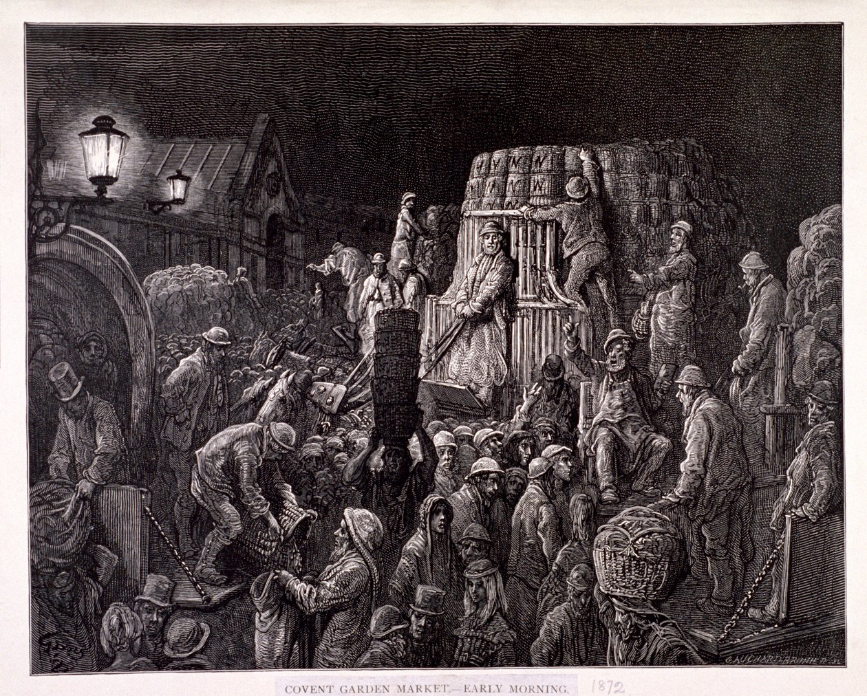 Marché de Covent Garden - Tôt le matin - Gauchard Brunier