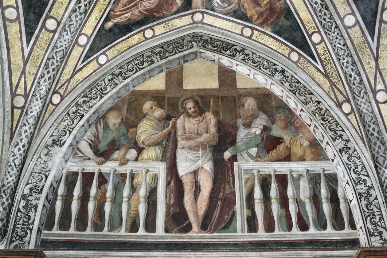 Ecce Homo Fresque de Gaudenzio Ferrari (vers 1475-1546) 1542 Milan, Basilique de Santa Maria delle Grazie Italie - Gaudenzio Ferrari