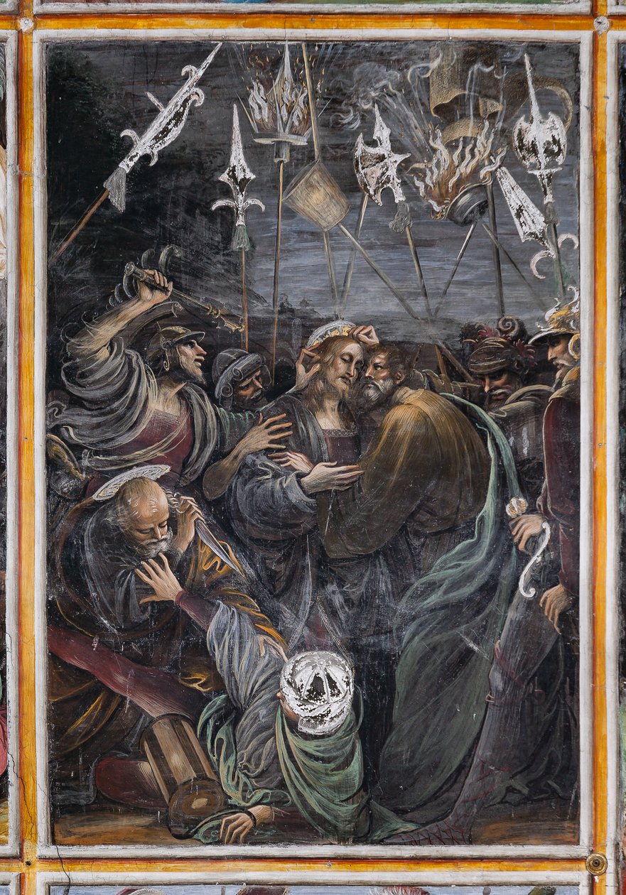 Le Baiser de Judas (détail) - Gaudenzio Ferrari