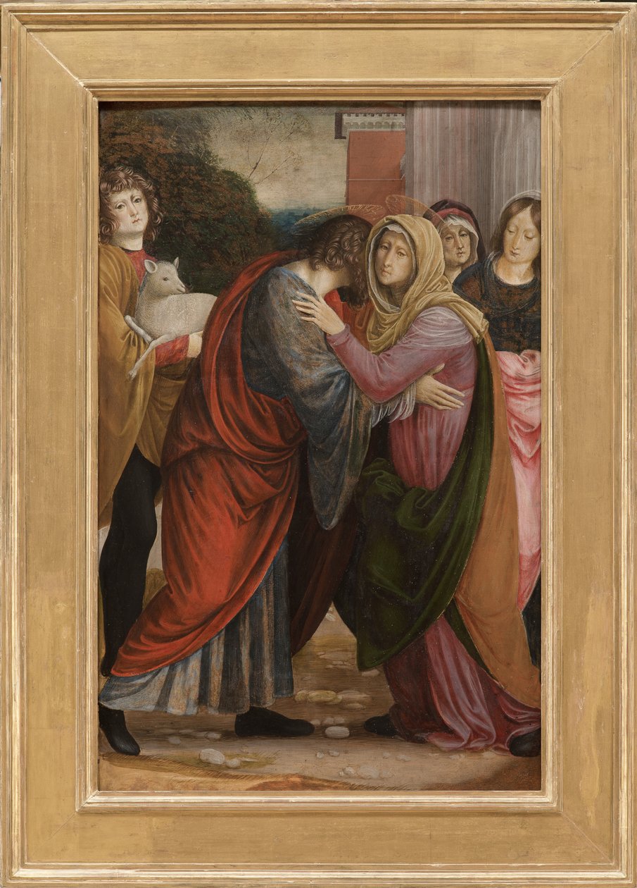 Rencontre à la Porte Dorée, 1508-09 - Gaudenzio Ferrari