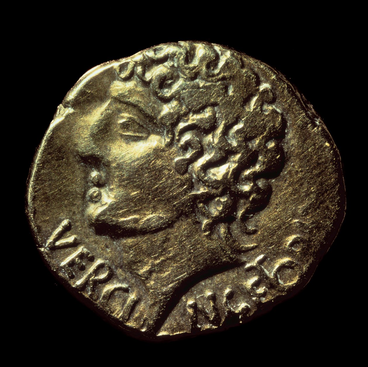Statère gaulois en or (Arvernes) à l
