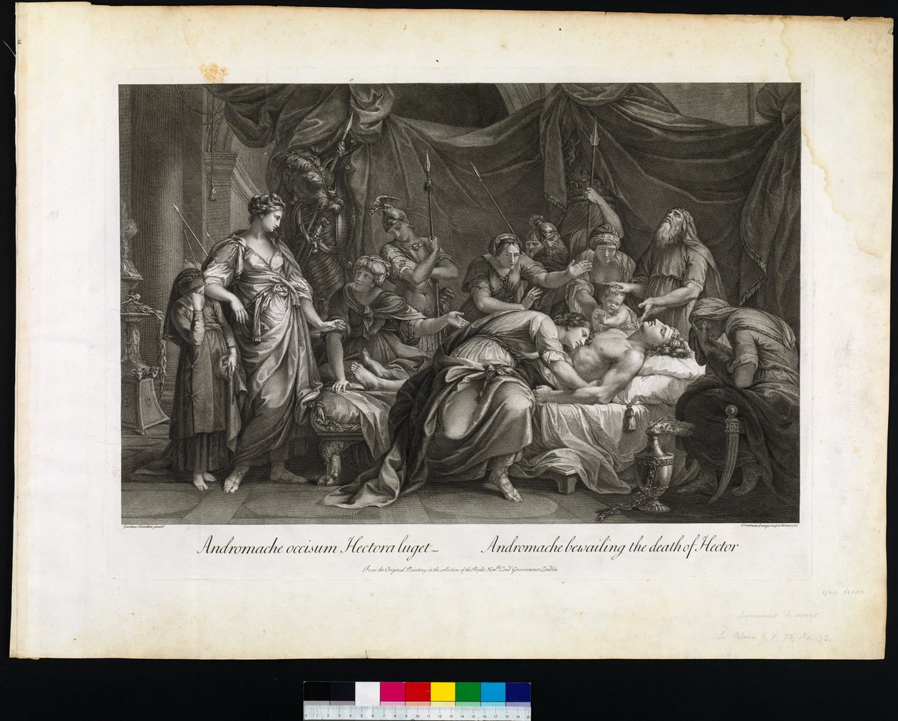 Andromaque pleurant la mort d