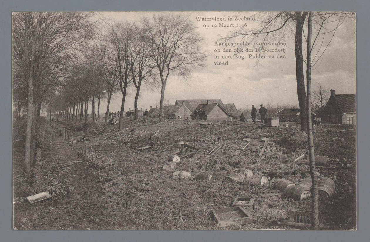 Inondation en Zélande - Gebroeders van Straaten