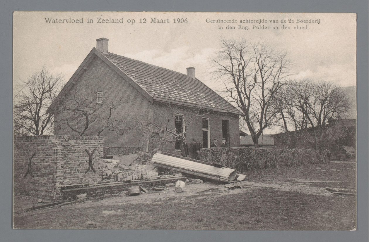 Inondation en Zélande - Gebroeders van Straaten