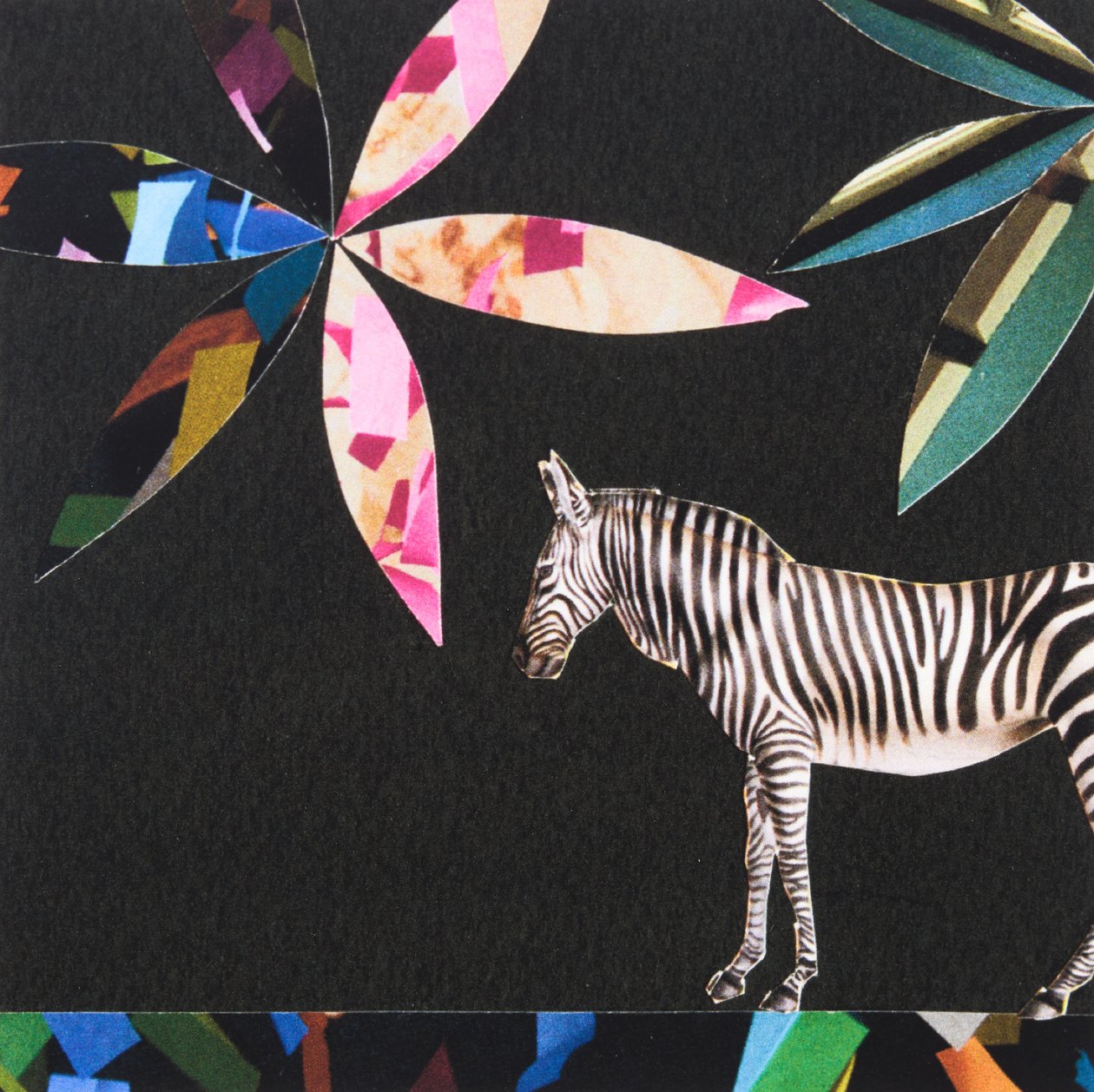 Zèbre italien, 2019 (collage) - Genevieve French