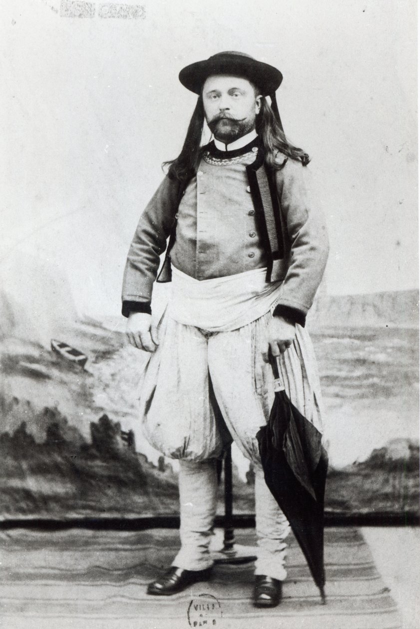 Émile Zola (1840-1902), photographié à Quimper - Genot