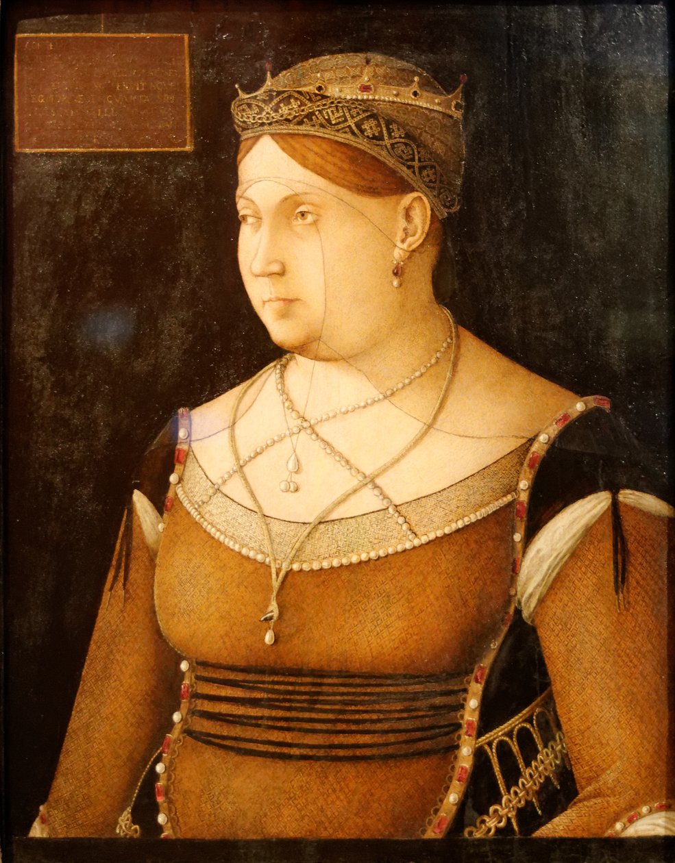 Reine de Chypre, Catarina Cornaro - Gentile Bellini