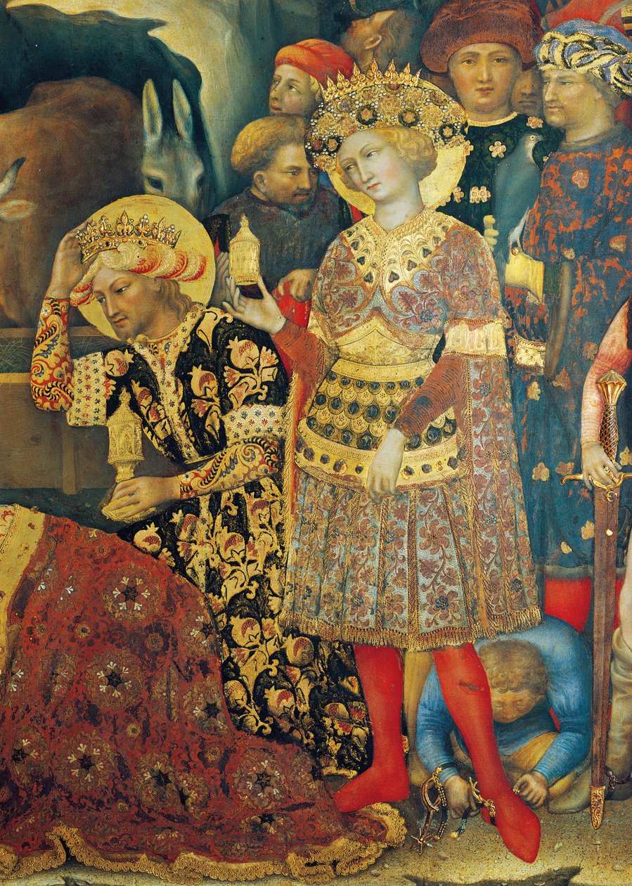 Adoration des Mages (détail) - Gentile da Fabriano