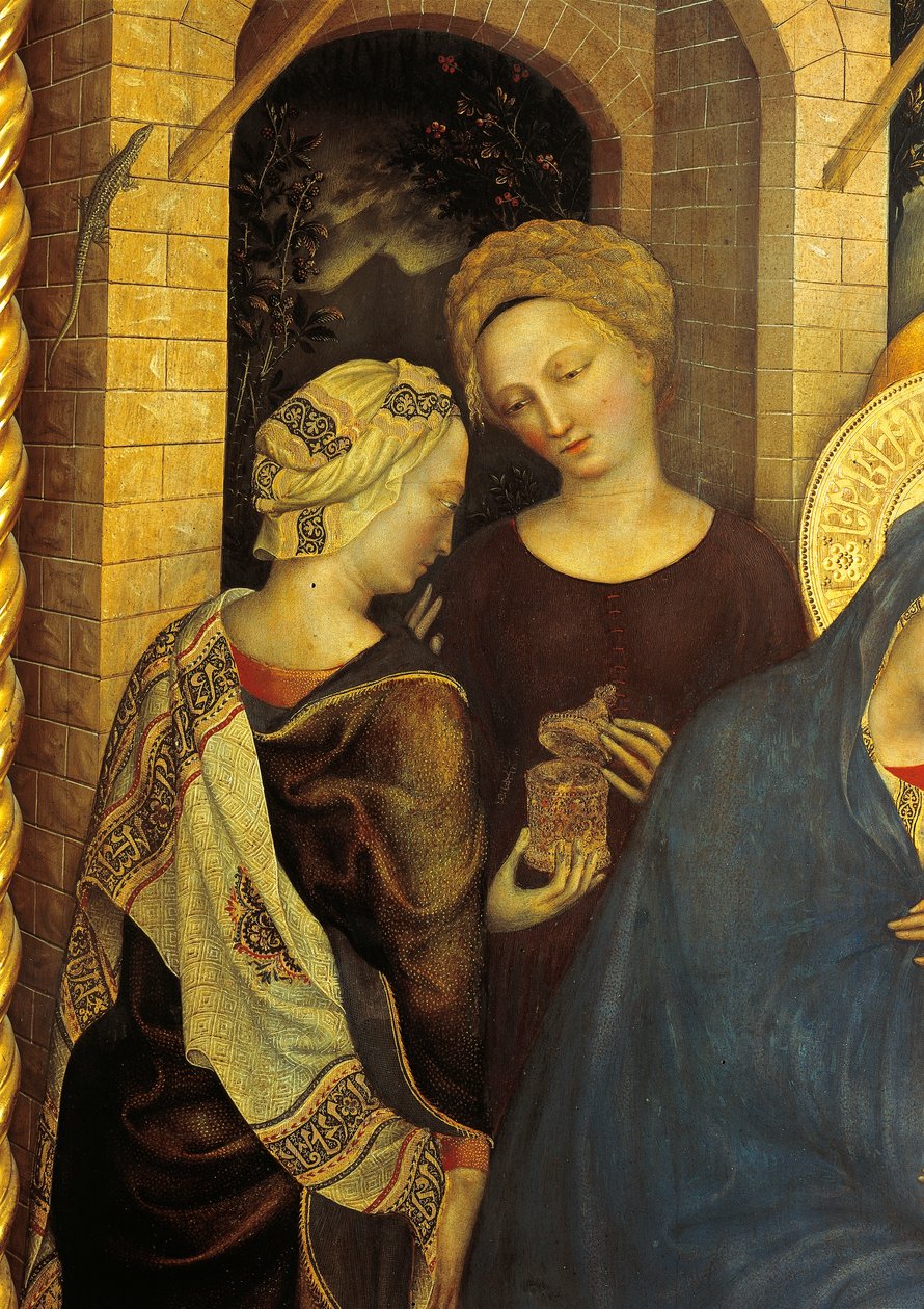 Adoration des Mages (détail) - Gentile da Fabriano