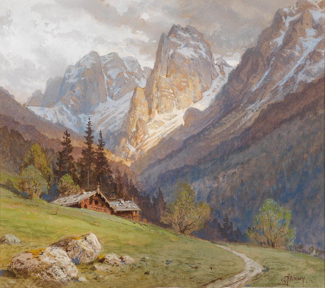 Le Kaiser sauvage près de Kufstein - Georg Janny