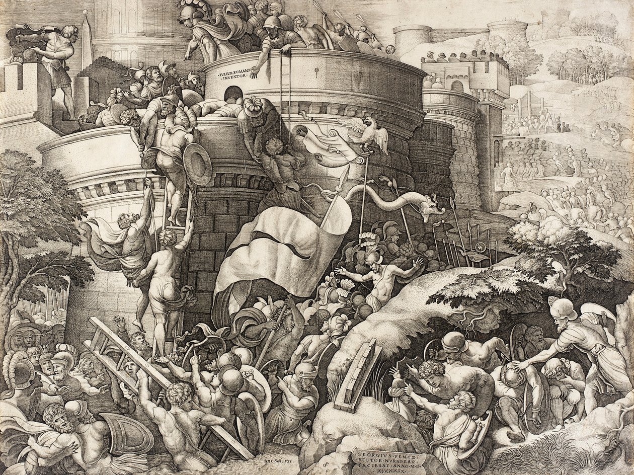 La capture de Carthage, 1539 - Georg Pencz