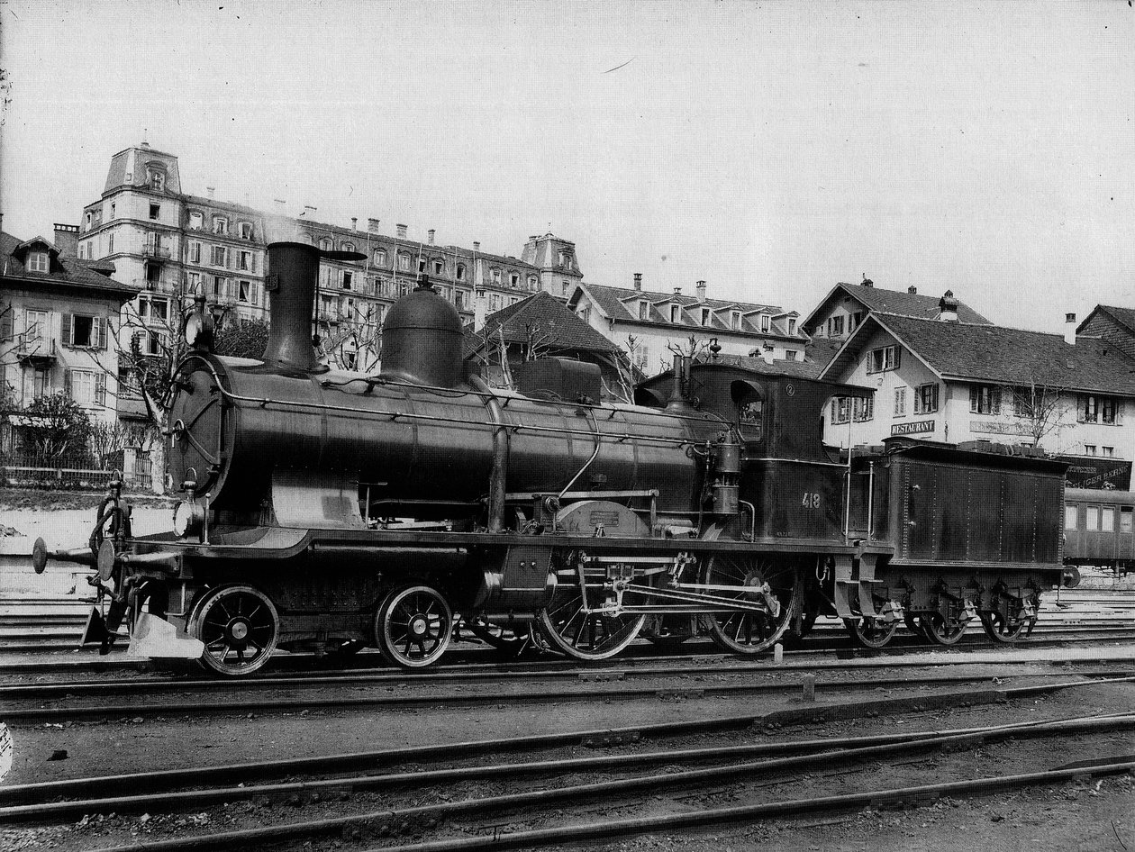 Locomotive rapide A 2/4 n° 418 des Chemins de fer fédéraux suisses - Georg Wilhelm Hecklau