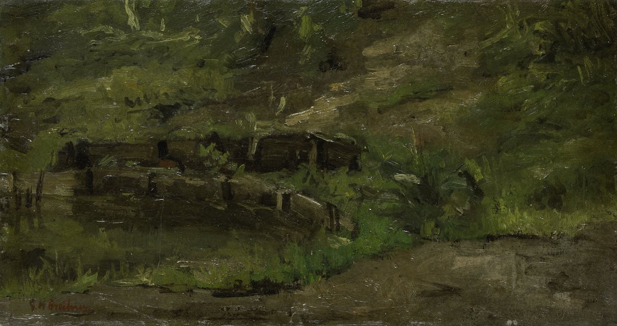 Paysage de prairie - Georg-Hendrik Breitner