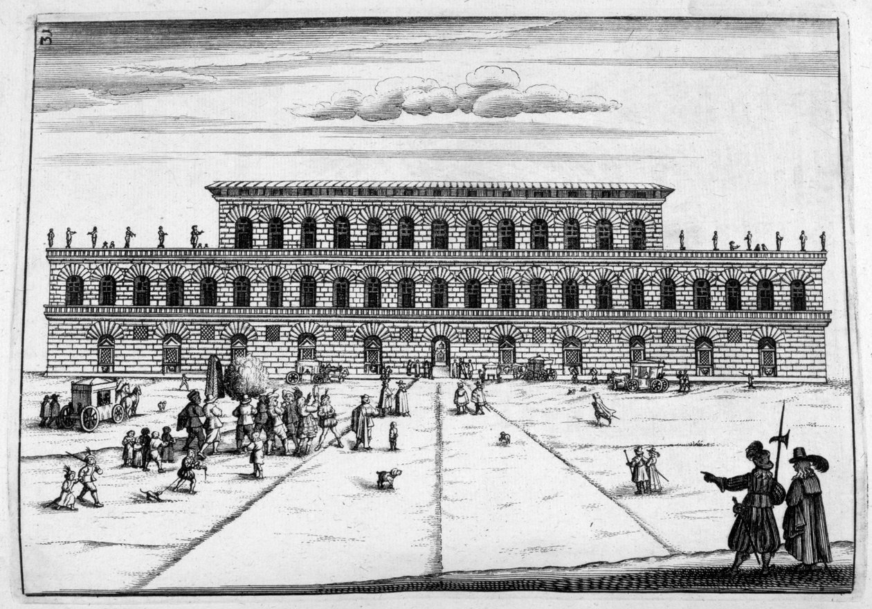 Conception de château, 1664 - Georg Andreas Bockler