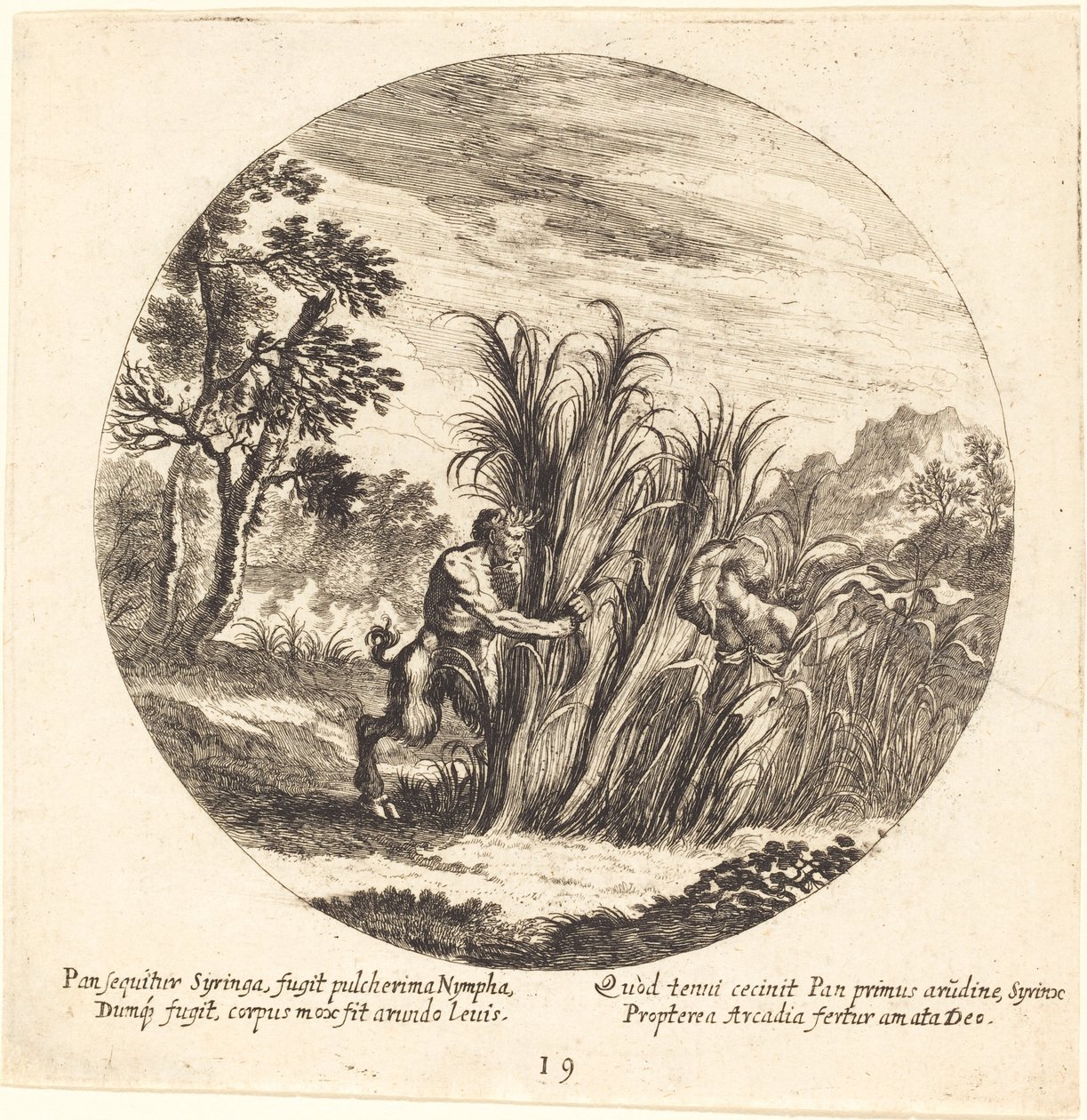Pan et Syrinx - Georg Andreas Wolfgang the Elder