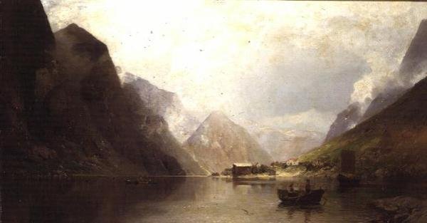 Un fjord - Georg Anton Rasmussen