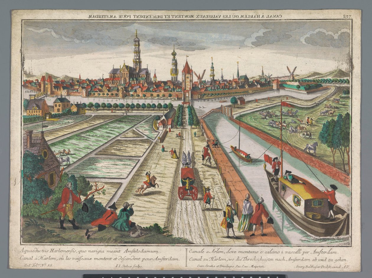 Vue sur le canal d