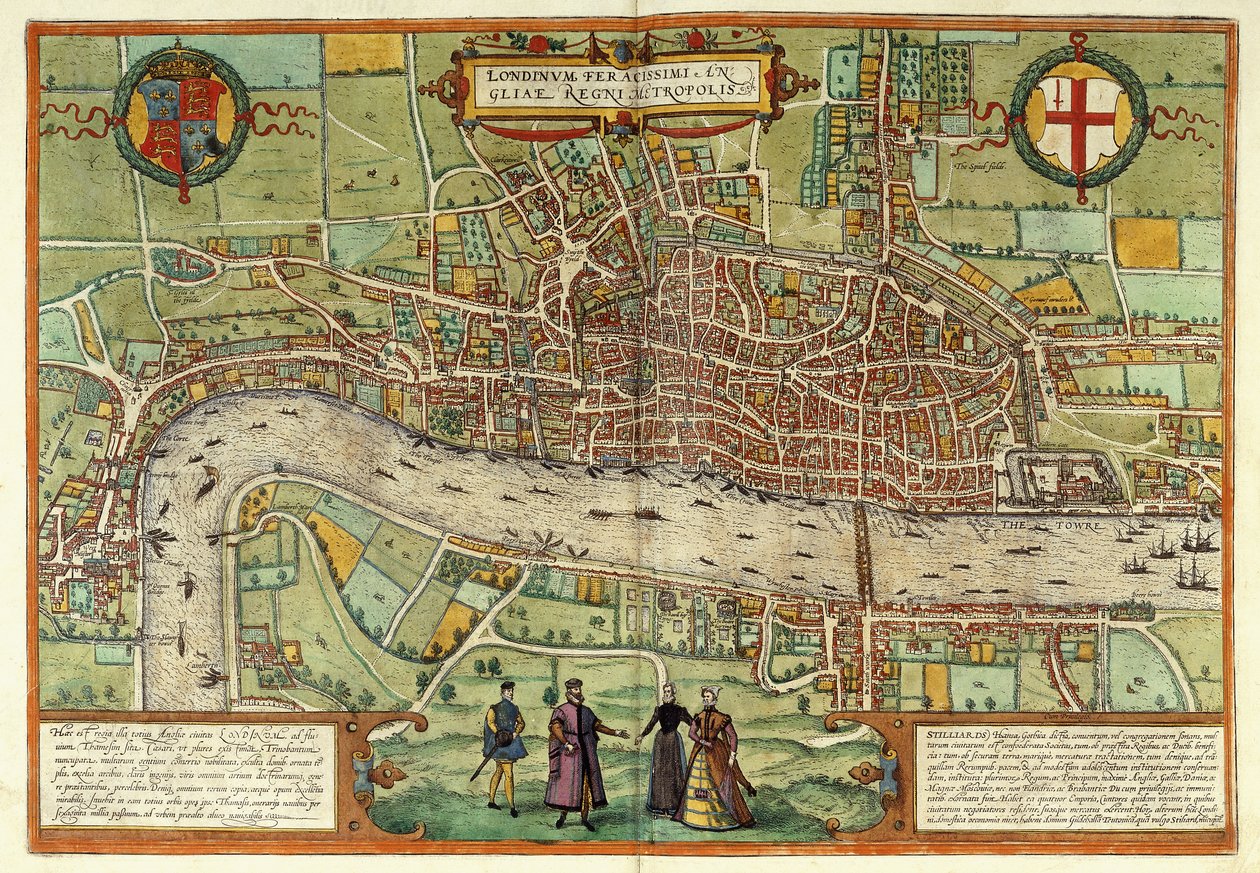 Vue de Londres - Georg Braun