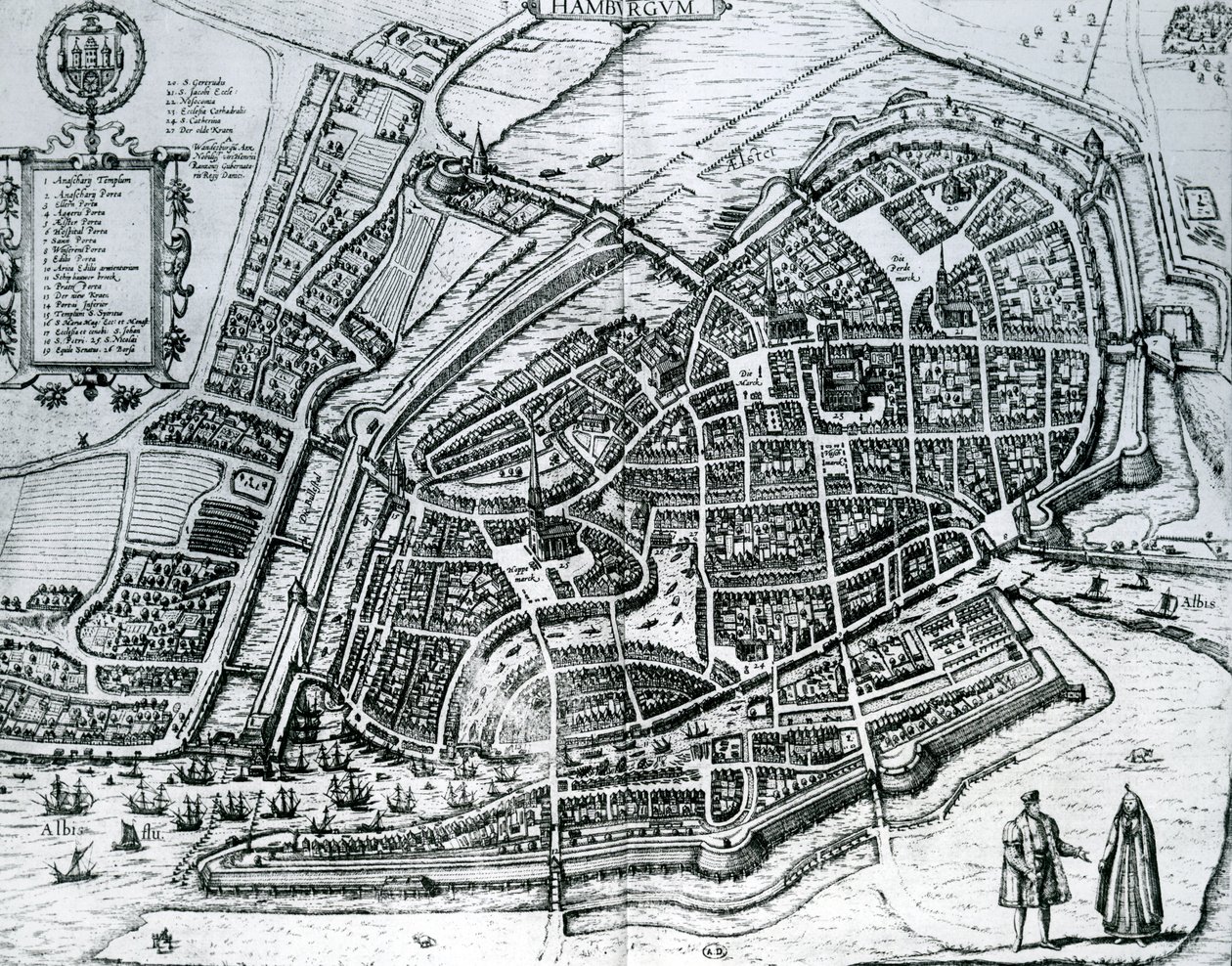 Carte de Hambourg, de 