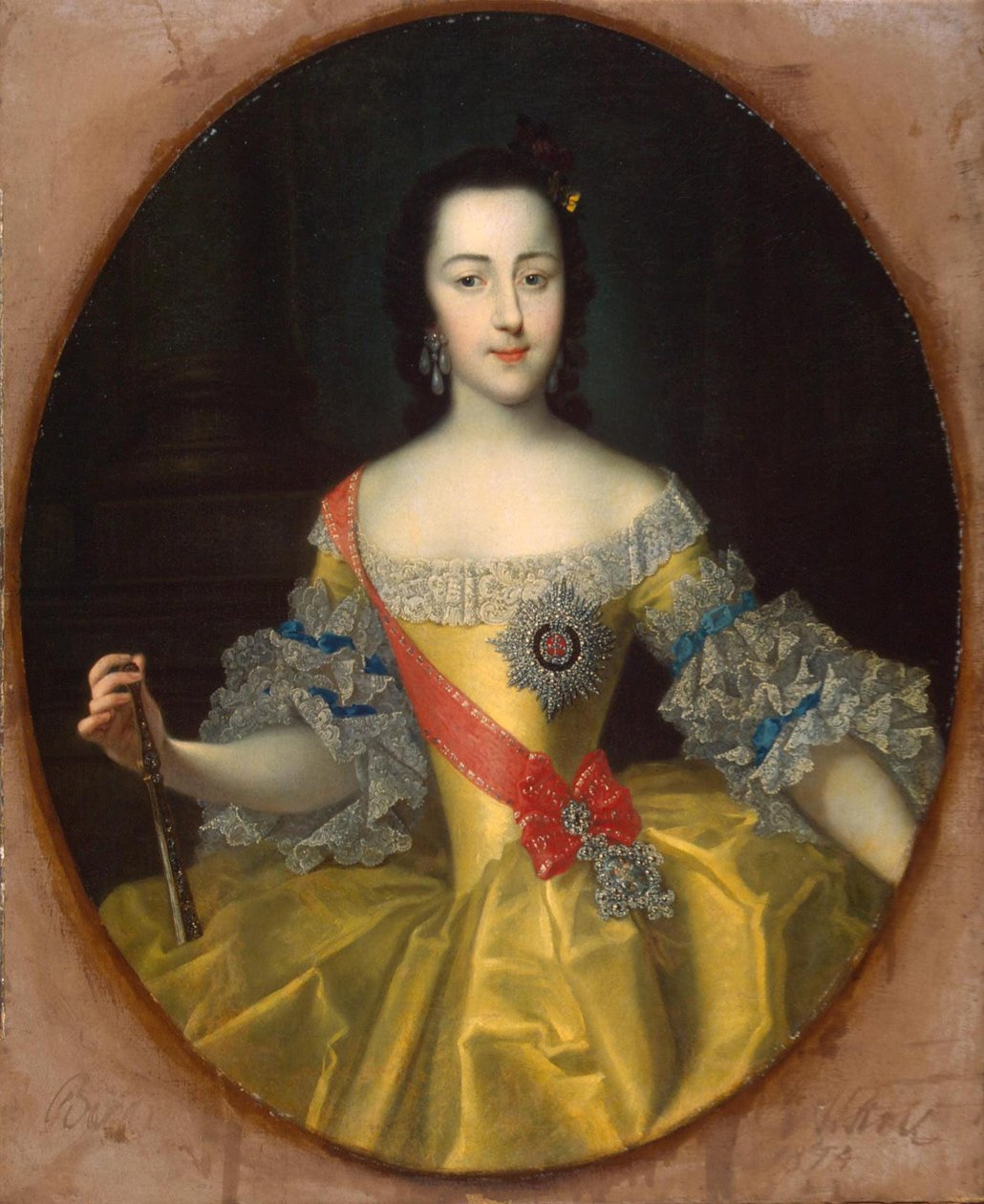 Portrait de la grande-duchesse Catherine Alexeyevna - Georg Cristoph Grooth
