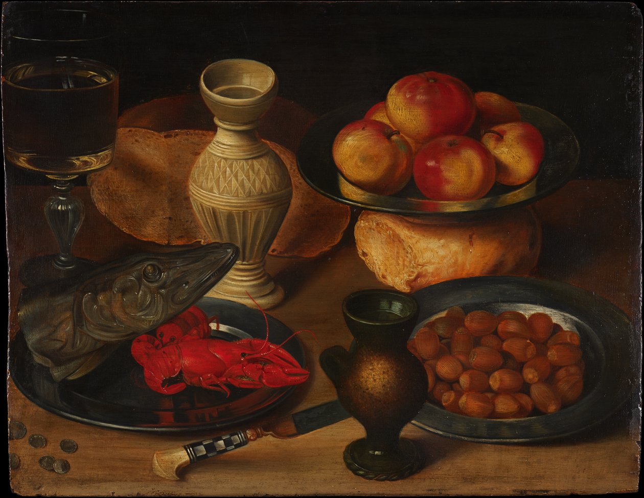 Nature morte à la tête de brochet - Georg Flegel