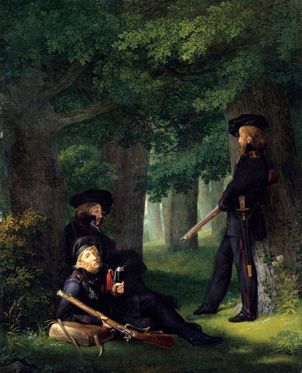 Les avant-postes - Georg Friedrich Kersting