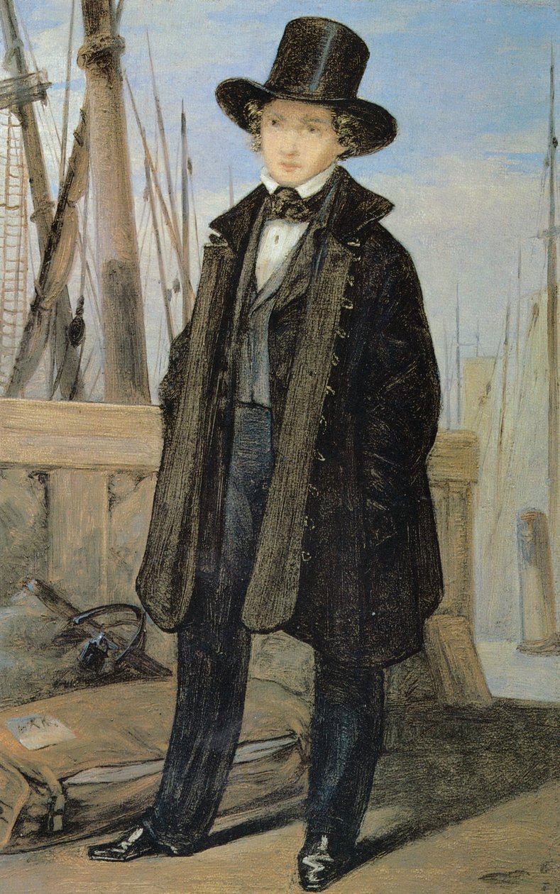 Richard Kersting avant son départ pour Riga - Georg Friedrich Kersting