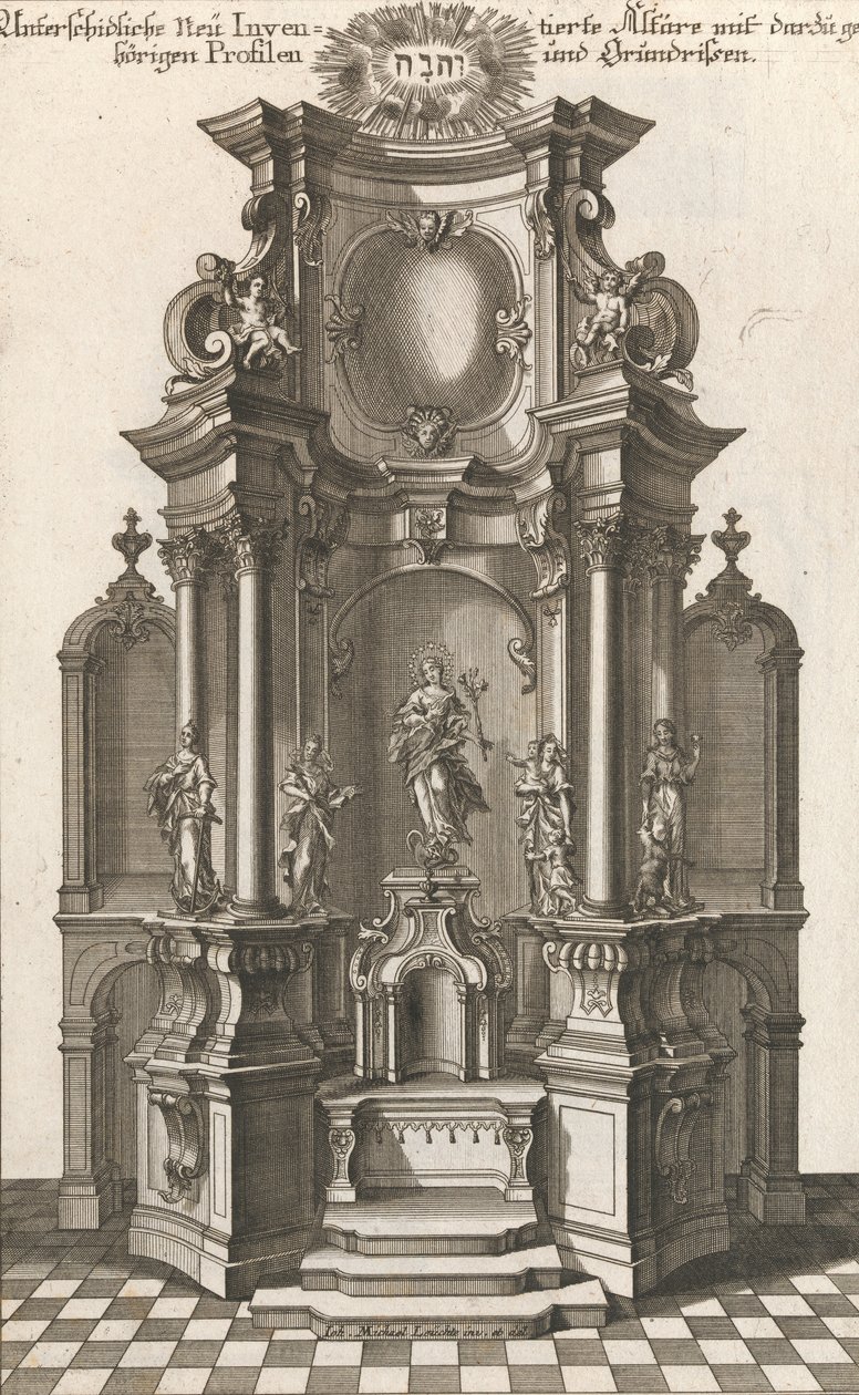 Conception pour un autel monumental, Planche c de 