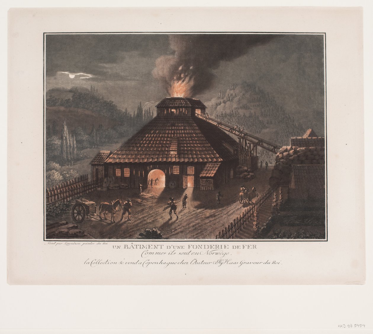 Un bâtiment de fonderie de fer - Georg Haas
