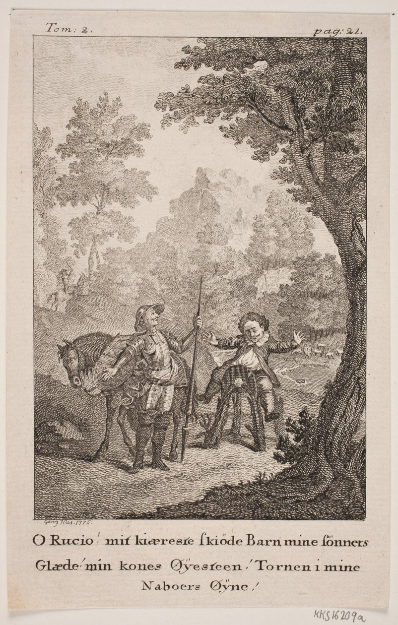 Illustration de Don Quichotte - Georg Haas