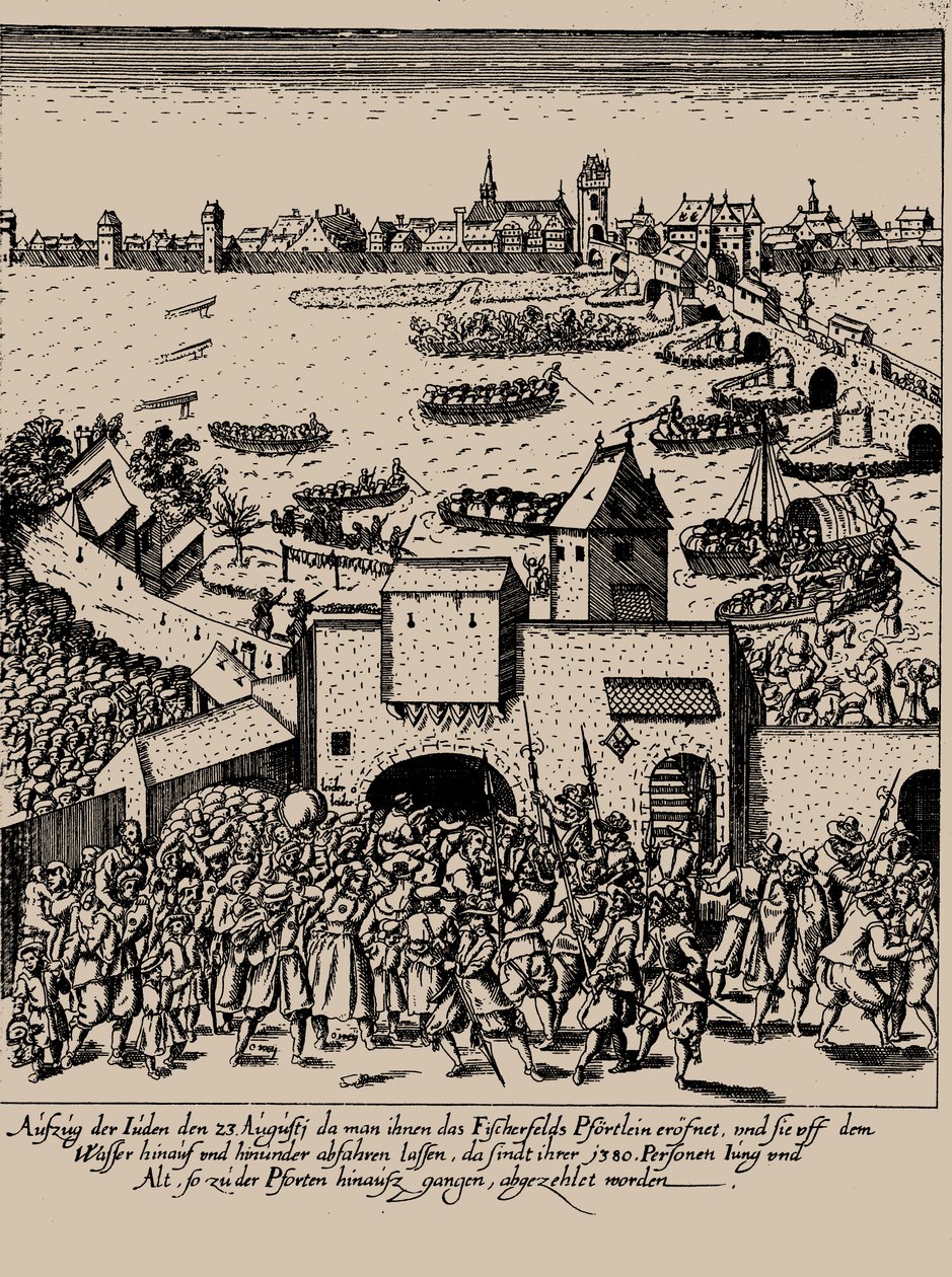 Le Soulèvement de Fettmilch. Expulsion des Juifs de Francfort le 23 août 1614 - Georg Keller