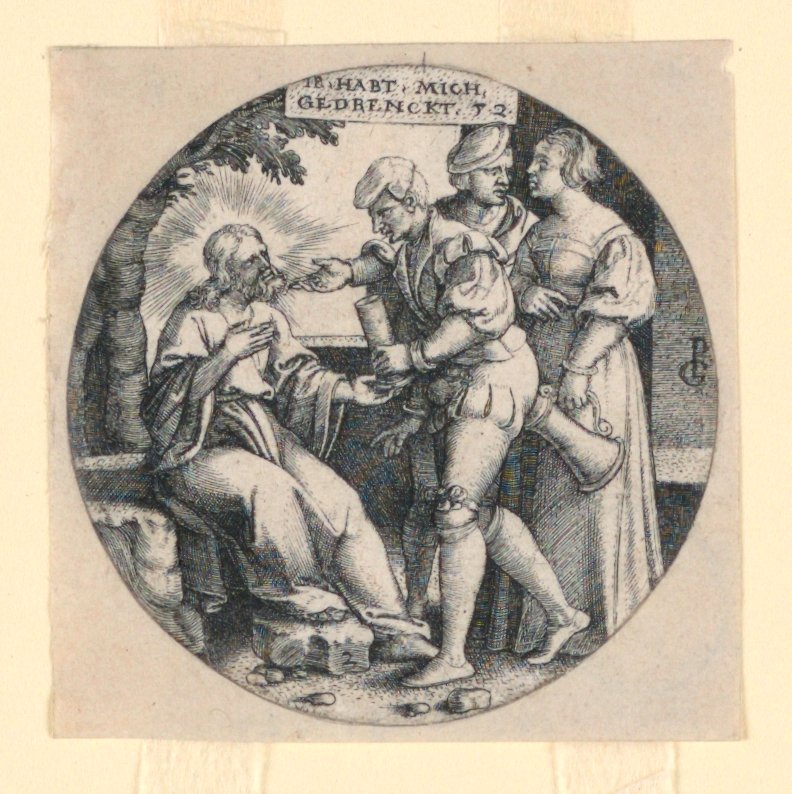 Le Christ au jardin - Georg Pencz