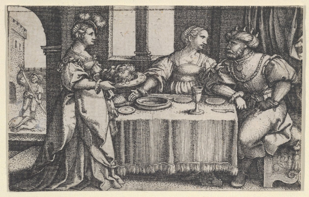 Salomé avec la Tête de Jean-Baptiste - Georg Pencz