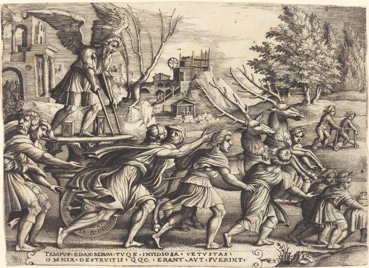 Le Triomphe du Temps - Georg Pencz
